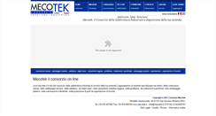 Desktop Screenshot of mecotek.it